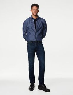 Marks & Spencer Slim Fit Japanese Selvedge Stretch Jeans - Indigo - 30in waist