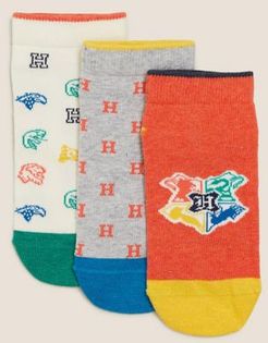3pk Harry Potter&trade; Trainer Liner Socks - Multi - US 13-4 (UK 12½-3½)