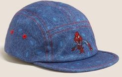 Kids' Pure Cotton Spider-Man&trade; Baseball Cap (1-6 Yrs) - Navy - 3-6 Years