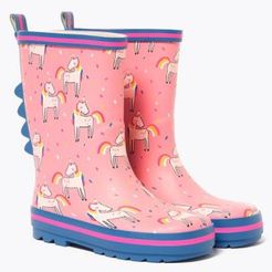 Kids' Unicorn Wellies (5 Small - 12 Small) - Pink Mix - US 8.5 (UK 8 Small)