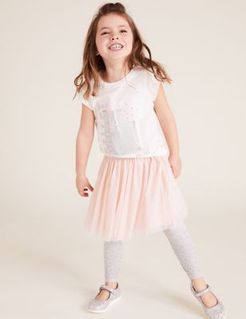 Glitter Tutu Skirt (2-7 Yrs) - Pink - 2-3 Years