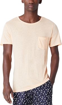 Onia Chad Linen-Blend T-Shirt