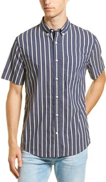 Vince Column Stripe Woven Shirt