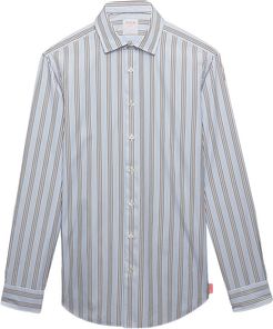 Thomas Pink Bicolor Stripe Woven Shirt
