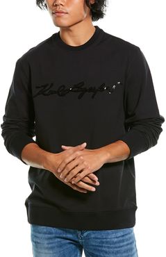KARL LAGERFELD Script Logo Sweatshirt