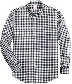 Brooks Brothers Madison Fit Brushed Gingham Sport Shirt