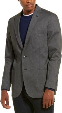 Michael Bastion Slim-Fit Linen-Blend Jacket