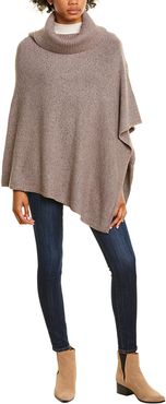 La Fiorentina Embellished Turtleneck Poncho