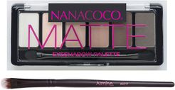 Nanacoco .035oz Matte Eyeshadow Palette & Eyeshadow Brush
