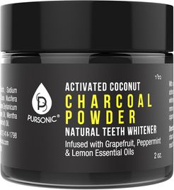 Pursonic Charcoal Powder 2oz Teeth Whitener