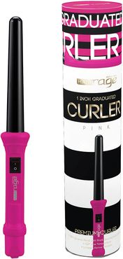 Hair Rage Limited Edition Premium 1in Graduated Clipless Curling Iron