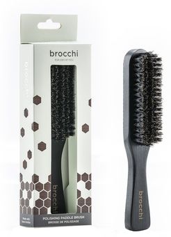 Brocchi Boar Bristle Polishing Paddle Brush