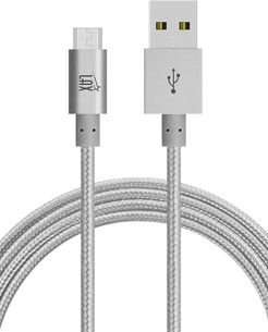 LAX Gadgets Durable 10ft Braided Nylon Micro USB Cable