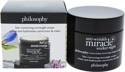 Philosophy 2oz Anti-Wrinkle Miracle Worker Night Plus Line-Correcting  Overnight Cream