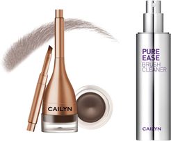 Cailyn Cosmetics Oak Gelux Waterproof Brow Pomade with Built-in Liner Brush