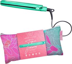 Almost Famous 0.5in Mini Travel Flat Iron with Designer Bag