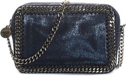 Stella McCartney Blue Faux Suede Falabella Camera Bag