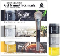 Pursonic 15-Minute Facial Therapy Gel & Mud Face Mask