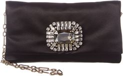 Jimmy Choo Titania Satin Clutch