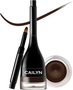 Cailyn Cosmetics Chocolate Mousse LineFix Waterproof Gel Eyeliner Pomade with Built-in Liner Brush