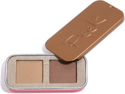 Peek Beauty 2.6oz Med-Brown Expresso Natural Stain Brow Powder