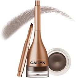 Cailyn Cosmetics Oak Gelux Waterproof Brow Pomade with Built-in Liner Brush