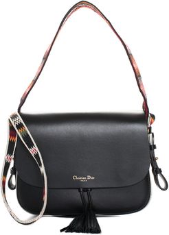 Dior Black Leather Diorodeo Flap Bag, Never Carried