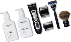 BROCCHI Electric Trimmer, Smooth Shave Kit, Moisturizing Face Wash & Shave Lotion Bundle