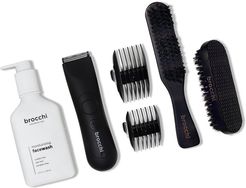 BROCCHI Waterproof USB Trimmer, 2 Brush Set & Moisturizing Face Wash Bundle