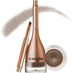 Cailyn Cosmetics Cocoa Gelux Waterproof Brow Pomade with Built-in Liner Brush