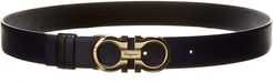 Salvatore Ferragamo Gancini Reversible & Adjustable Leather Belt