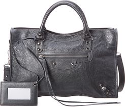 Balenciaga Classic City Medium Leather Shoulder Bag