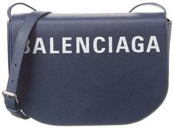 Balenciaga Ville Small Leather Shoulder Bag