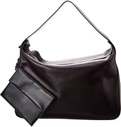 The Row New Hobo Leather Shoulder Bag