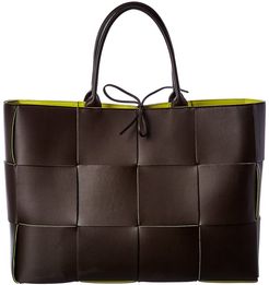 Bottega Veneta Arco Large Intrecciato Leather Tote