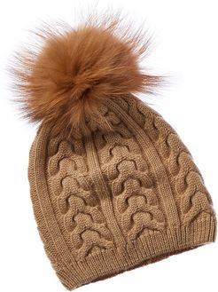Amicale Cashmere Cable Hat
