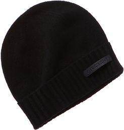 Givenchy Logo Cashmere & Leather Beanie