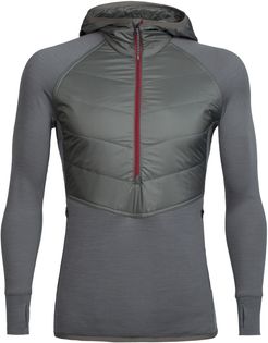 Icebreaker Merino Ellipse 1/2-Zip Wool-Blend Hoodie