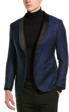 Lubiam Smoking Wool & Silk-Blend Tuxedo Jacket