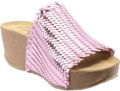 Bos. & Co. Bawl Leather Wedge Sandal