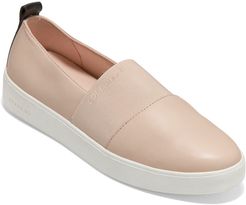 Cole Haan Grand Crosscourt Strap Leather Slip-On