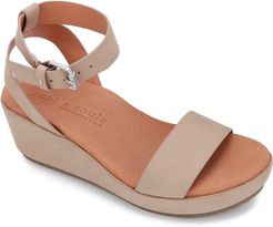 Gentle Souls by Kenneth Cole Morrie Leather Wedge Sandal