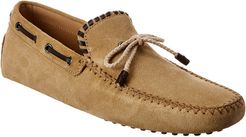 TODs Signature Picot Suede Loafer