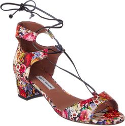 Tabitha Simmons Tallia Tapestry Lace-Up Pump