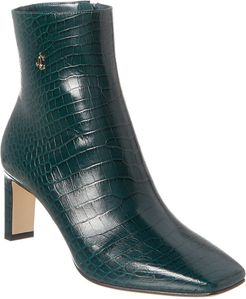 Jimmy Choo Minori 65 Croc-Embossed Leather Bootie