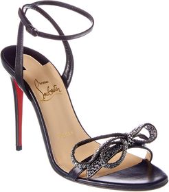 Christian Louboutin Jewel Queen 100 Leather Sandal