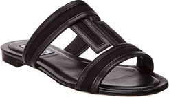 TOD's Double T Leather Sandal