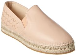 Bottega Veneta Gala Intrecciato Leather Espadrille