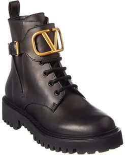 Valentino VLogo Leather Boot