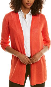 NIC+ZOE Long Lengths Linen-Blend Cardigan